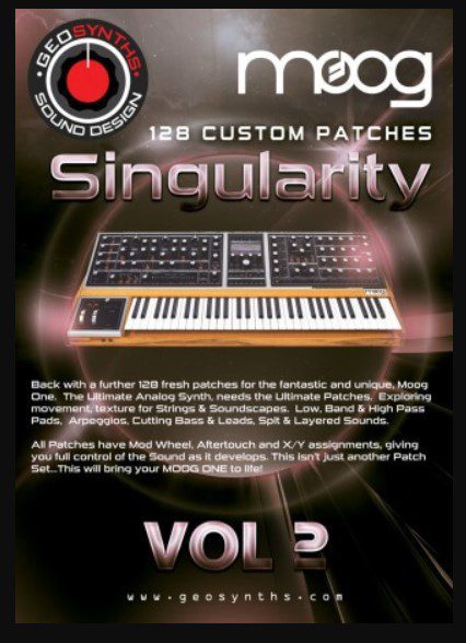 GeoSynths Singularity Vol.2 for Moog One