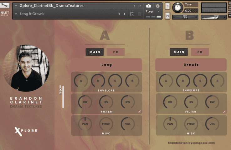 inletaudio Clarinet Drama Textures