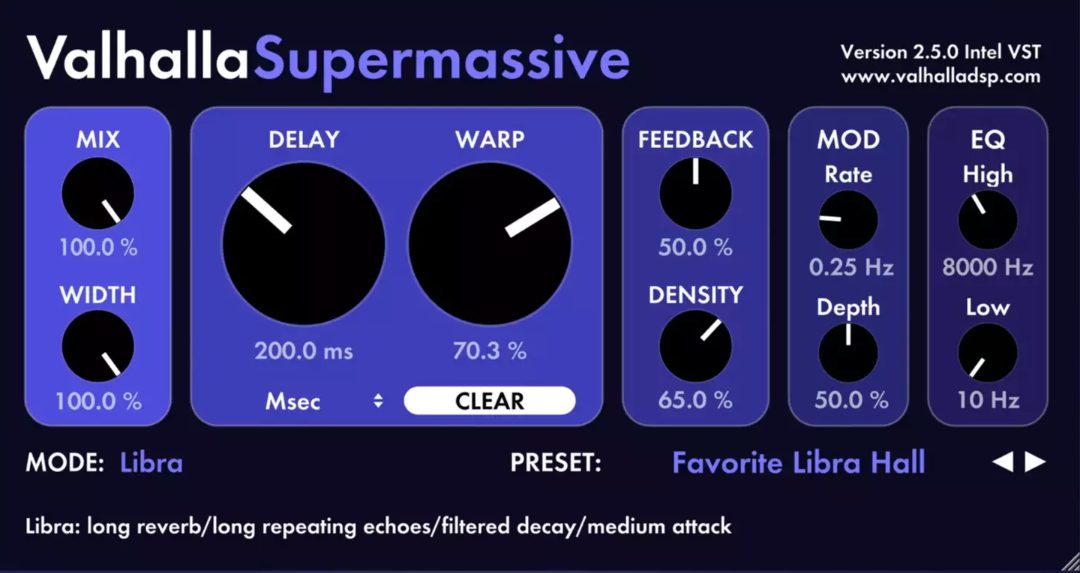 Embrays Designs 50 Presets Vol.2 Valhalla Supermassive