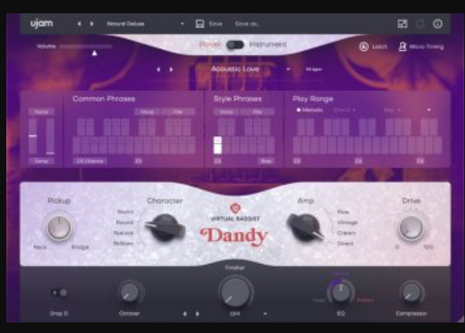 UJAM Virtual Bassist DANDY v2.4.0