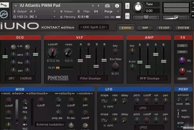 PinkNoise Studio iUNO KONTAKT