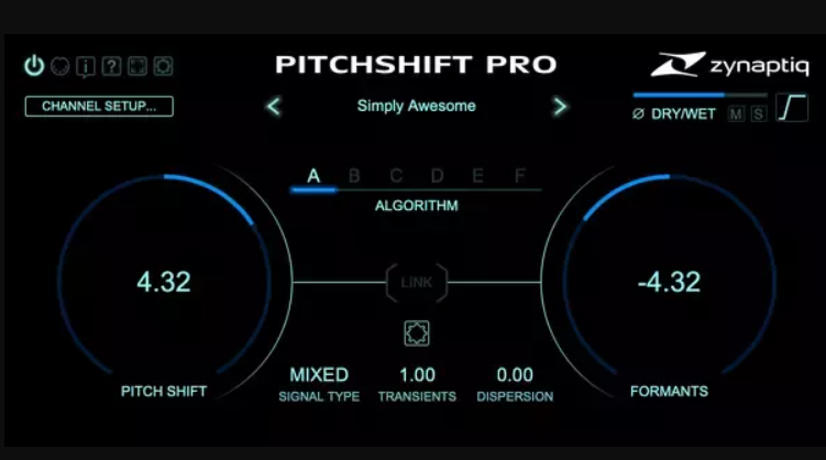 Zynaptiq PITCHSHIFT PRO