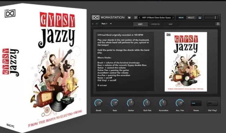 UVI Soundbank Gypsy Jazzy v1.4.4