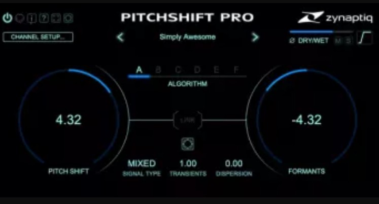 Zynaptiq PITCHSHIFT PRO v1.2.0