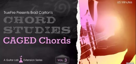 TrueFire Brad Carlton Chord Studies CAGED Chords Vol.3