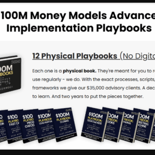 Alex Hormozi $100M® Money Models Book Bundle + All playbooks