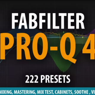 Andi Vax FabFilter PRO-Q 4 - 222 Presets FABFILTER PRO-Q 4 PRESETS