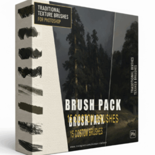 Artstation – Traditional Texture Brushes for Photoshop by Vladimir Motsar