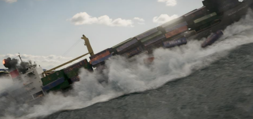 CGCircuit – Houdini FLIP FX: Container Ship vs Monster Wave