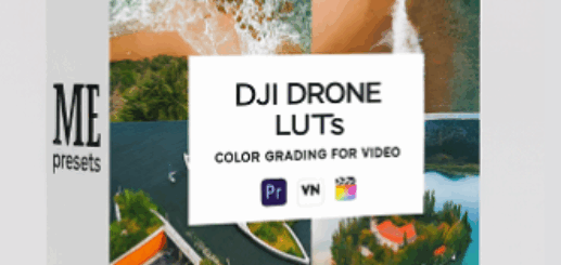 DJI Drone LUTs Color Grading For Video