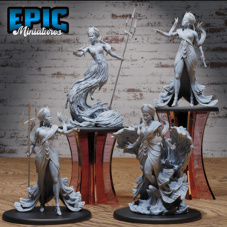 Epic Miniatures – Safari Tour Set – Wild Animal and Tribe Encounter – Fantasy Africa Collection – 3D Print Model