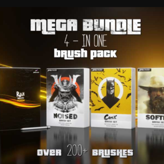 Gumroad – RAZUM_INC MEGA BUNDLE PREMIUM FOR PROCREATE 5 (4 in 1)