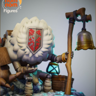 Nomnom Figures – Chibi Noco from Expedition 33 – 3D Print Model STL