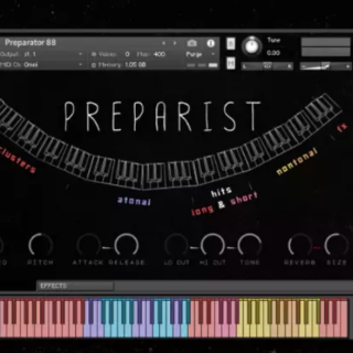 Pssst Instruments Preparist: Piano Percussion KONTAKT