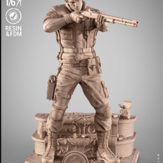 Wicked – Chris Redfield Sculpture – 3D Print Model STL