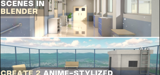 Wingfox – Create Two Anime-Stylized Scenes in Blender