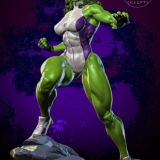 Yan-H – She-Hulk – 3D Print Model STL