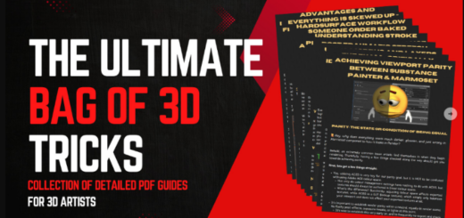 Artstation – The Ultimate Bag of 3D Tricks – Collection of Detailed PDF Guides for 3D Artists