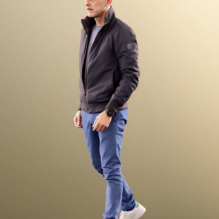 Casual Man Taking Step 3D Model