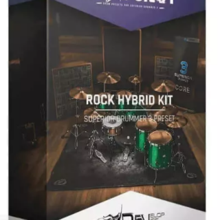 Develop Device Rock Hybrid Kit: Superior Drummer 3 Preset