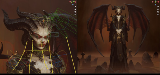 Diablo IV – Lilith Character Modeling – Blender