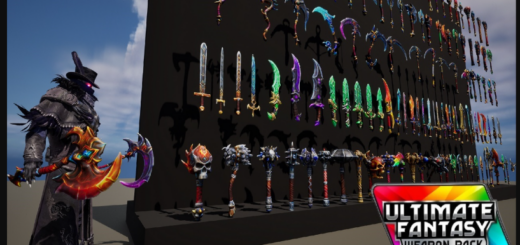 Fantasy Weapon Pack (5.0 – 5.7) for Unreal Engine