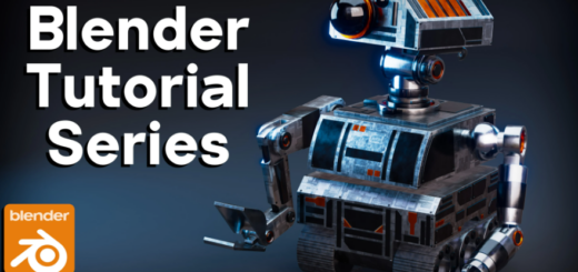 Gumroad – Ryan King Art – Sci-Fi Construction Robot (Blender Tutorial Series)