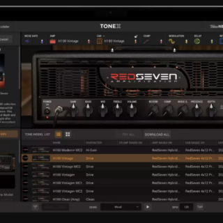IK Multimedia RedSeven Hybrid100 Signature Collection for TONEX TXP