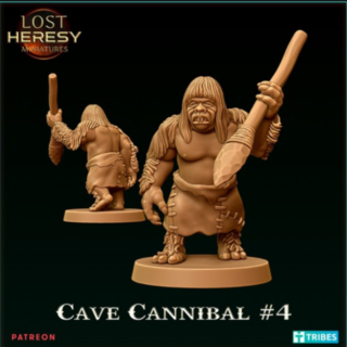 Lost Heresy Miniatures – Cave Cannibals – 3D Print Model STL