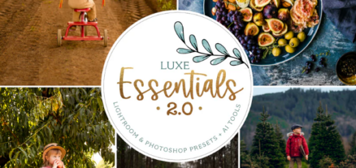 The Luxe Lens – Essentials Lightroom Presets & AI Tools v2.0 – Desktop & Mobile