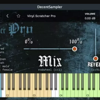 Vinyl Scratcher Pro by Joonas Ylänne [Decent Sampler]