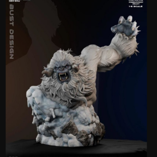 ZEZ Studio – Yeti Bust – 3D Print Model STL