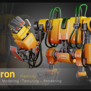 Artstation – Skatetron – Tutorial Full Process(Plasticity)